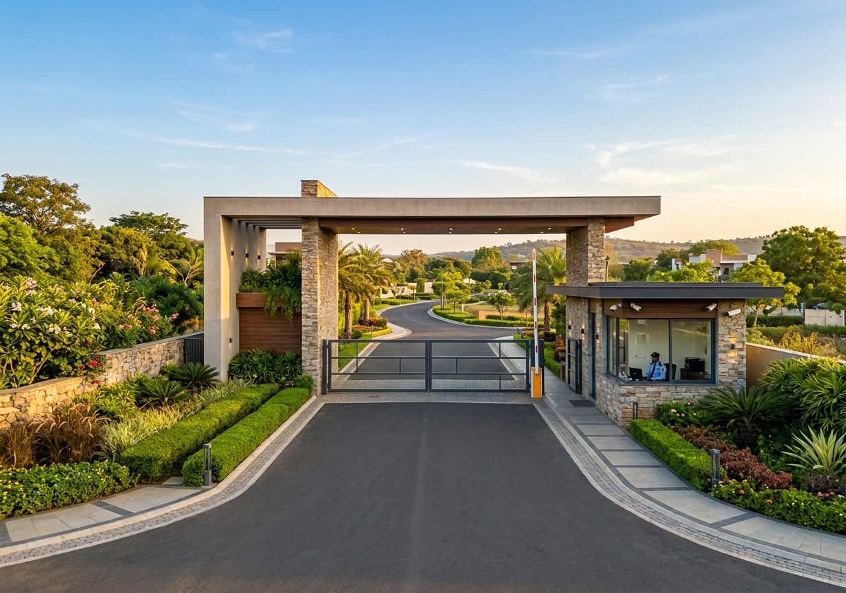 Project entry gate